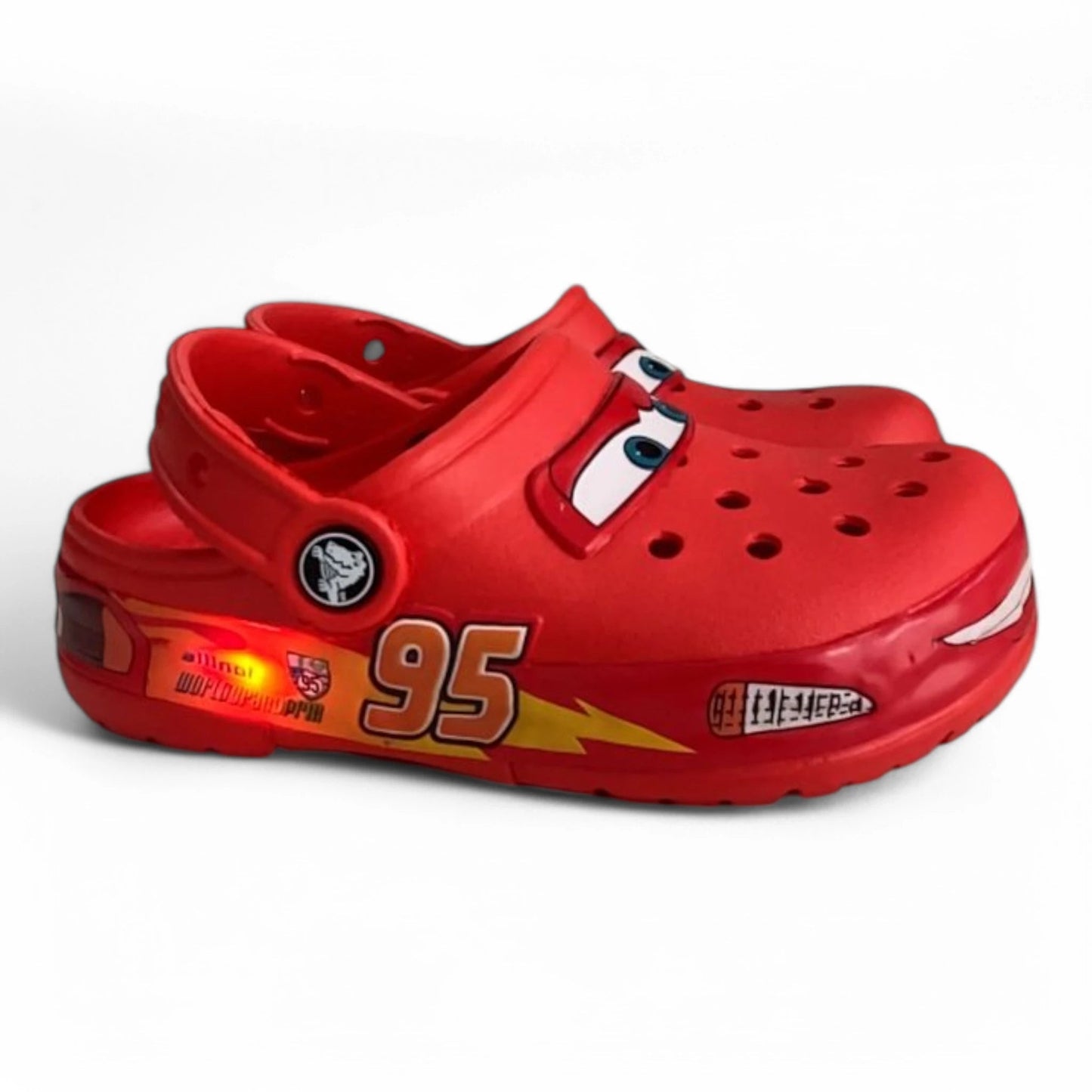 Classic McQueen LED Children's Slippers